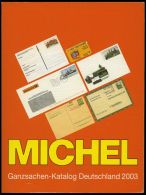 PHIL. LITERATUR Michel: Ganzsachen-Katalog Deutschland 2003, 542 Seiten - Filatelia E Storia Postale