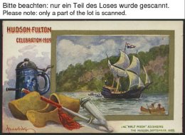 ALTE POSTKARTEN - USA 1909, HUDSON-FULTON CELEBRATION, 7 Verschiedene Farbige Ansichtskarten, Meist Ungebraucht - Altri & Non Classificati