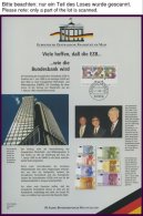 SONSTIGE MOTIVE O, Sammlung 50 Jahre Bundesrepublik Deutschland Im Spezialalbum Der Deutschen Post Mit Viel Information - Zonder Classificatie