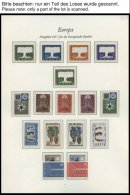 EUROPA UNION **, 1957, Baum, Kompletter Jahrgang, Pracht , Mi. 242.- - Colecciones