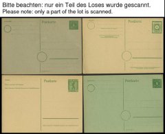 DIVERSES - SAMMLUNGEN, LO Partie Von 177 Verschiedenen Ganzsachenkarten Nachkriegsdeutschland Von 1945-67, Dabei Einige - Other & Unclassified