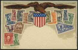 VEREINIGTE STAATEN Ca. 1900, Briefmarkenserie, Ungebrauchte Karte, Pracht - Gebruikt