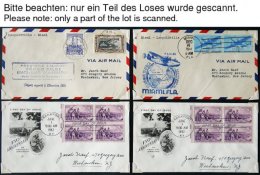 SAMMUNGEN, LOTS 1933-49, Sammlung Von 380 Belegen, Fast Nur FDC`s In 4 Großformatigen Alten Compact Cover Alben, M - Colecciones & Lotes