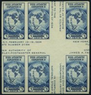 USA 359S LP Hz (*), Scott 753, 1933, 3 C. 2. Südpolexpedition, Herzstück Mit Senkrechtem Zwischenstegpaar, Wie - Usati