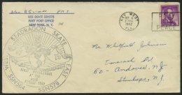 USA 657 BRIEF, 1962, Rendezvous Der Atom-U-Boote USS SKAT Und USS SEADRAGON Am Nordpol, Sonderstempel, Prachtbrief - Other & Unclassified