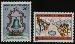 ST. PIERRE UND MIQUELON 474/5 **, 1971, Seefahrtsmuseum, Pacht, Mi. 70.- - Autres & Non Classés