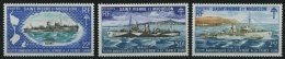 ST. PIERRE UND MIQUELON 471-73 **, 1971, Fregatten, Pachtsatz, Mi. 120.- - Andere & Zonder Classificatie