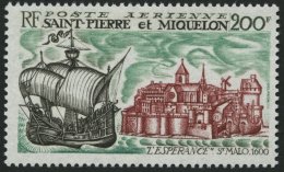 ST. PIERRE UND MIQUELON 441 **, 1969, 200 Fr. L`Esperance Und St. Malo, Pracht, Mi. 60.- - Altri & Non Classificati