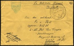 NIEDERLÄNDISCH-INDIEN 1947, K2 VELDPOST-SEMARANG/2/1947 Und Handschriftlich Im Aktiven Dienst Auf Luft-Feldpostbrie - Indie Olandesi