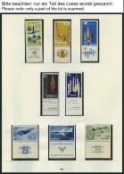ISRAEL - SAMMLUNGEN, LOTS **, 1962-74, Komplette Teilsammlung Im SAFE Falzlosalbum, Pracht, Mi. 283.- - Collections, Lots & Series