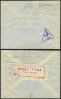 ISRAEL 1967, Dreieckiger Feldpoststempel 2648 Und Handschriftlicher Vermerk Aktiver Dienst Sowie Poststempel Von Haifa A - Otros & Sin Clasificación