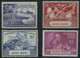 HONGKONG 173-76 *, 1949, UPU, Falzrest, Pracht - Altri & Non Classificati