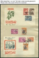 GHANA *,o,**, BRIEF, 1957-68, Wohl Komplette Partie, Auch Ungezähnte Ausgaben Und Blocks, Teils Auf Seiten, Teils L - Ghana (1957-...)