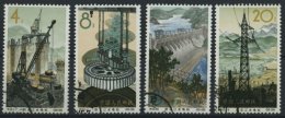 CHINA - VOLKSREPUBLIK 834-37 O, 1964, Wasserkraftwerk Xinanjiang, Prachtsatz, Mi. 60.- - Altri & Non Classificati