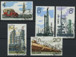 CHINA - VOLKSREPUBLIK 827-31 O, 1964, Erdölindustrie, Normale Zähnung, Prachtsatz, Mi. 85.- - Autres & Non Classés