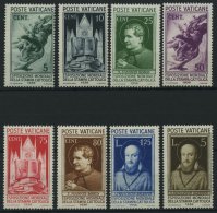 VATIKAN 51-58 *, 1936, Katholische Presse, Falzrest, Teils Leichte Gummianhaftungen, Prachtsatz, Mi. 100.- - Altri & Non Classificati