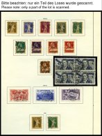 SAMMLUNGEN O, **, Meist Gestempelte Sammlung Schweiz Von 1850-1969 Mit Mittleren Ausgaben, Anfangs Schwach Vertreten, Fe - Collections