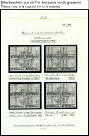 SCHWEIZ BUNDESPOST 529-40 VB O, 1949, Landschaften Und Technische Motive In Verschiedenen Zentrisch Gestempelten Viererb - Oblitérés