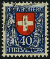 SCHWEIZ BUNDESPOST 188 O, 1923, 40 C. Pro Juventute, Pracht, Mi. 65.- - Gebruikt