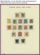 SAMMLUNGEN, LOTS O, 1872-1928, Sauberer Gestempelter Sammlungsteil (aus Mi.Nr. 17-212) Mit Guten Mittleren Ausgaben, Nac - Verzamelingen