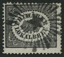 SCHWEDEN 6 O, 1856, 1 Skill. Bco. Schwarz (Facit 6a2), Pracht, Fotoattest Sjöman, Facit 4000.- Skr. - Used Stamps