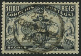 PORTUGAL 108 O, 1894, 100 R. Heinrich Der Seefahrer, Pracht, Mi. 150.- - Otros & Sin Clasificación