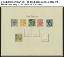 SAMMLUNGEN O,* , Kleine Sammlung Bosnien Und Herzegowina Und Ungarische Feldpost Von 1879-1918 Auf Piral-Seiten, Prachte - Colecciones