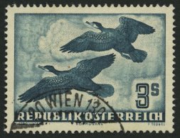 STERREICH 985 O, 1953, 3 S. Vögel, Pracht, Mi. 120.- - Autres & Non Classés