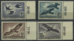 STERREICH 984-87 **, 1953, Vögel, Je Vom Rechten Rand, Prachtsatz, Mi. 300.- - Autres & Non Classés