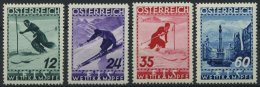 STERREICH 623-26 *, 1936, FIS II, Falzrest, Prachtsatz - Autres & Non Classés