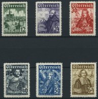 STERREICH 557-62 **, 1933, Katholikentag, Prachtsatz, Mi. 440.- - Oblitérés