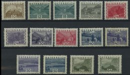 STERREICH 530-43 **,* , 1932, Landschaften, üblich Gezähnter Prachtsatz - Autres & Non Classés