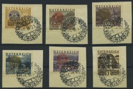 STERREICH 518-23 BrfStk, 1931, Rotary, Sonderstempel, Prachtsatz Auf Briefstücken - Oblitérés