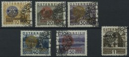 STERREICH 518-23 O, 1931, Rotary, Sonderstempel, Prachtsatz, Mi. 360.- - Autres & Non Classés