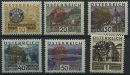 STERREICH 518-23 *, 1931, Rotary, Falzrest, Prachtsatz - Autres & Non Classés