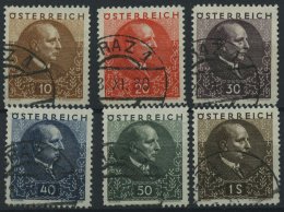 STERREICH 512-17 O, 1930, Lungenheilstätten, üblich Gezähnter Prachtsatz - Autres & Non Classés