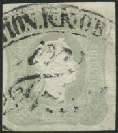 STERREICH 23a O, 1861, 1.05 Kr. Hellgrau, Pracht, Gepr. Drahn, Mi. 200.- - Oblitérés