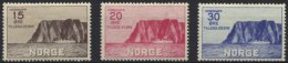 NORWEGEN 159-61 *, 1930, Nordkap, Falzrest, Prachtsatz - Gebruikt