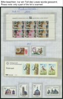 SAMMLUNGEN, LOTS **, 1969-92, Fast Komplette Partie Auf Seiten, Pracht, Mi. Ca. 680.- - Colecciones Completas