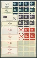 ZUSAMMENDRUCKE MH **, 1967-73, 14 Verschiedene Markenheftchen, MH 15 Endwert Senkrechter Bug Sonst Pracht - Andere & Zonder Classificatie