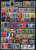 SAMMLUNGEN, LOTS A.301-535 *, **, Ungebrauchte Partie Verschiedener Werte Liechtenstein Von 1951-70, Fast Nur Prachterha - Lotes/Colecciones