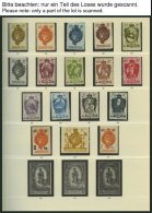 SAMMLUNGEN, LOTS **, Postfrischer Sammlungsteil Liechtenstein Von 1919-89 Im Fürstentum Liechtenstein - Die Marken - Verzamelingen