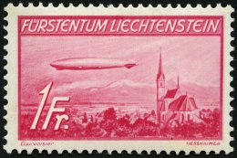 LIECHTENSTEIN 149 **, 1936, 1 Fr. Hindenburg, Pracht, Mi. 140.- - Andere & Zonder Classificatie