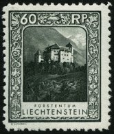 LIECHTENSTEIN 103A *, 1930, 60 Rp. Burg Gutenberg, Gezähnt L 101/2, Falzrest, Pracht - Andere & Zonder Classificatie