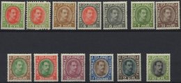 ISLAND 156-67 *, 1931-37, König Christian X, Falzrest, Prachtsatz, Facit 7700.- Skr. - Autres & Non Classés