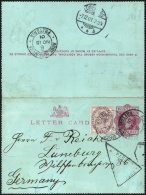 BRITISCHE MILITÄRPOST 65 BRIEF, 1901, 1 P. Königin Victoria Auf Privatbrief Eines Deutschen Siedlers, Bef&ouml - Oblitérés