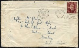 GROSSBRITANNIEN 200 BRIEF, 22.11.38, Flugpost-Katastrophenbrief Vom Verunglückten Flugboot CALPURINA Auf Dem Flug V - Gebruikt