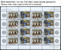 GRIECHENLAND KB O, 1985-90, Europa, 5 Kleinbogensätze (ohne 1987) Mit Ersttagsstempeln, Fast Nur Pracht, Mi. 276.- - Altri & Non Classificati