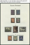 SAMMLUNGEN O, 1917-44, Fast Nur Gestempelter, Sauberer Sammlungsteil Mit Mittleren Ausgaben, Meist Pracht - Used Stamps