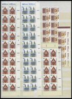 LOTS A.1623-1746 Ñ **, 1992-94, Sehenswürdigkeiten: 450, 200, 500, 41, 700 Und 550 Pf. In Waagerechten Paare - Used Stamps